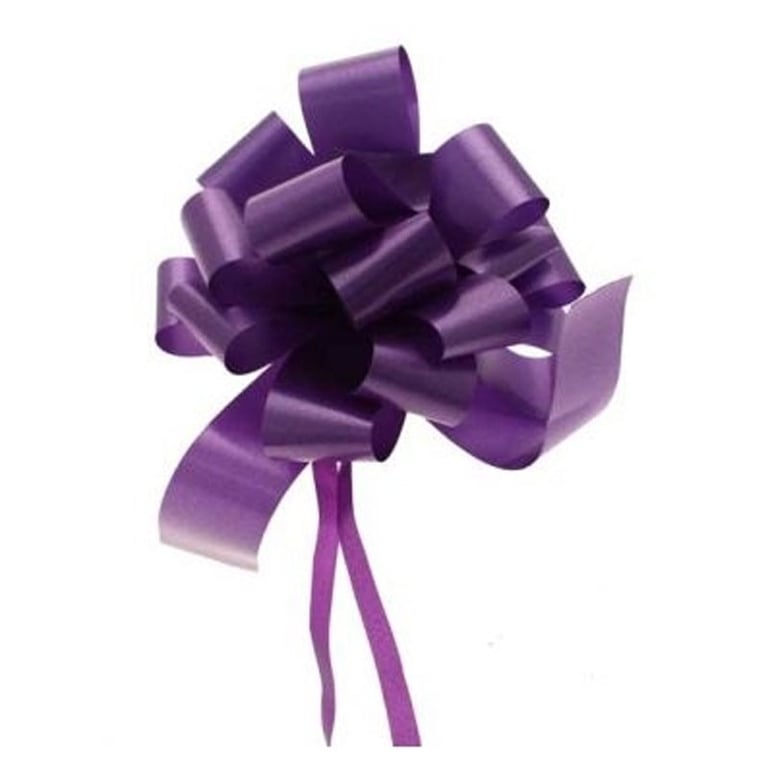 Purple 31mm Pull Bow Hair Accessory - Boho Fashion Hair Tie Decoration