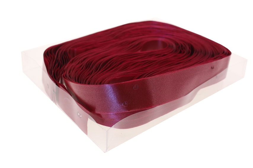 Burgundy 31mm Pull Bow Decoration for Home Decor Accessory