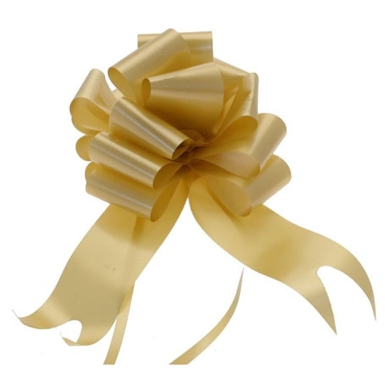 Gold Pull Bow 50mm - Elegant Fashion and Home Decor Accessory