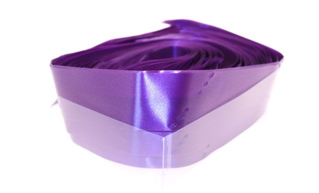Purple 50mm Pull Bow - Elegant Fashion Accessory and Home Decor Element