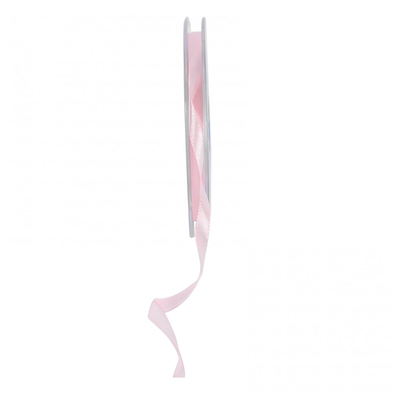 Light Pink Satin Ribbon 6mm - Perfect for Home Decor and Fashion Crafts