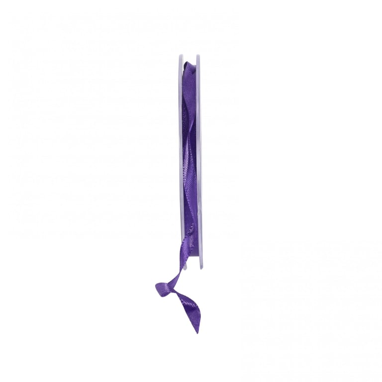 Dark Purple Satin 6mm Ribbon for Home Decor and Wedding Decoration