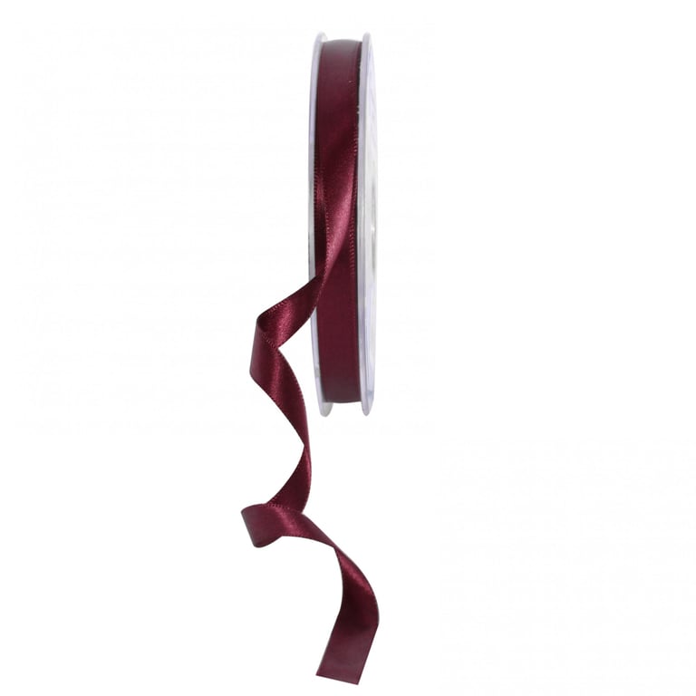 Bordeaux Satin Ribbon 10mm - Luxurious Home Decor and Party Decoration Accent