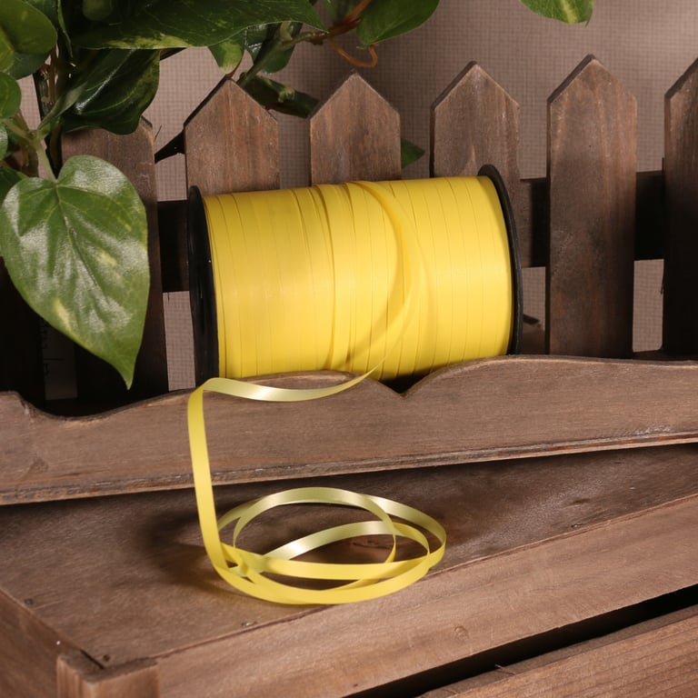 Light Yellow Curling Ribbon - Perfect Home Decor and Wedding Decoration Craft Supply