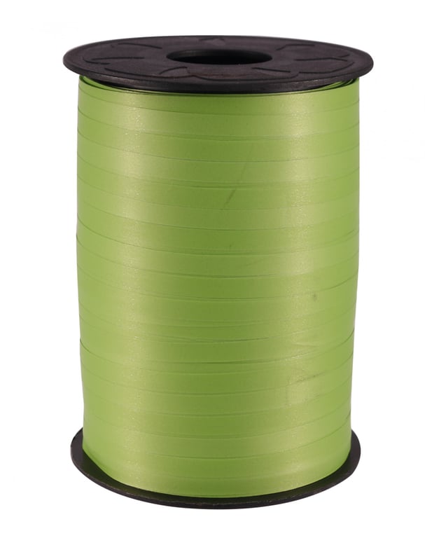 Matt Lime Green Curling Ribbon - Perfect for Home Decor and Party Decoration