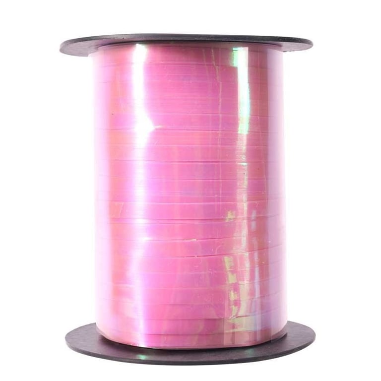 Iridescent Pink 5mm Curling Ribbon for Home Decor and Craft Projects
