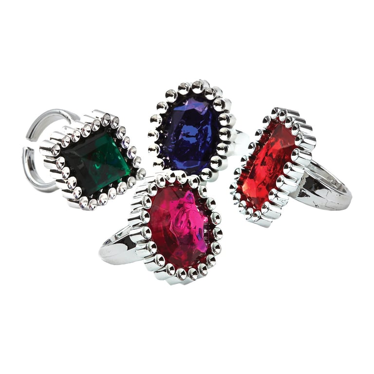 Sterling Silver Diamond Engagement Fashion Ring - Jewel Ring