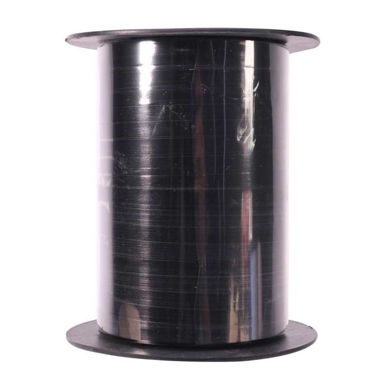 5mm Shiny Black Curling Ribbon - Perfect for Home Decor & Wedding Decorations