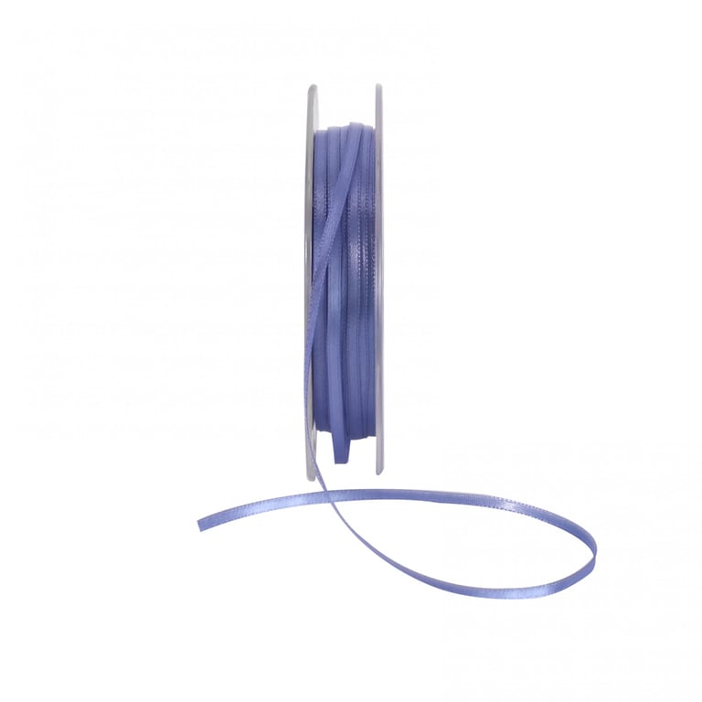 Cornflower Blue Satin Ribbon 3mm - High-Quality Home Decor and Fashion Accents