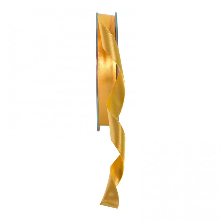 Bright Gold Satin Ribbon 15mm - Perfect Home Decor and Wedding Accent