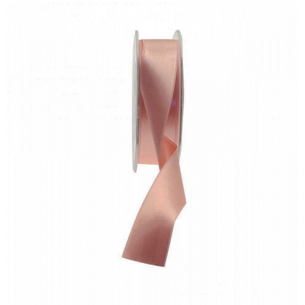 Rose Gold Satin Ribbon 25mm - Luxury Home Decor and Fashion Accent Ribbon
