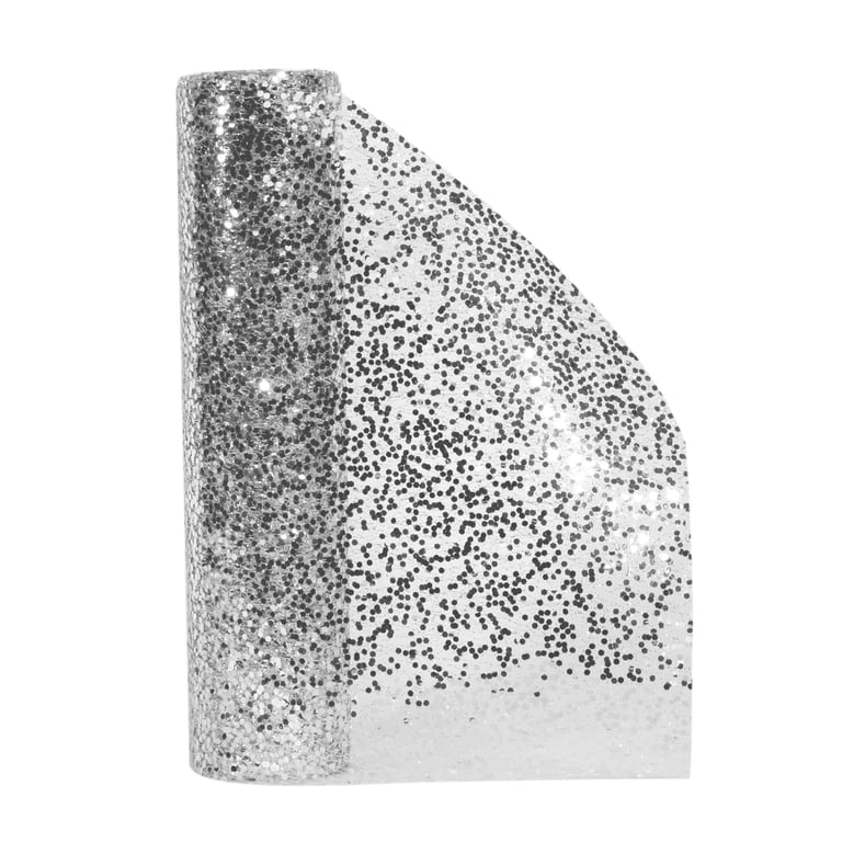 Silver Glitter Mesh Ribbon Runner - Home Decor & Party Decoration Accessory