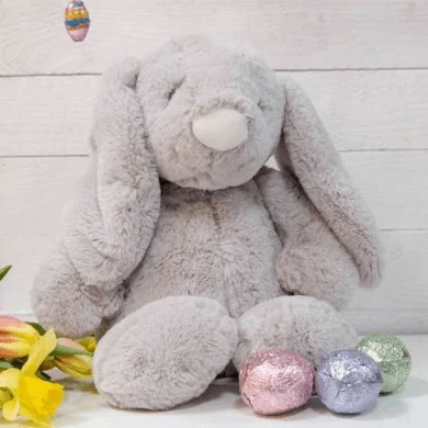 Grey Plush Rabbit Large Stuffed Animal Home Decor Toy