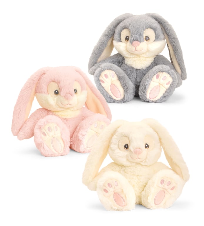 Keeleco 30cm Assorted Rabbits Decorative Patchfoot Home Decor Accents