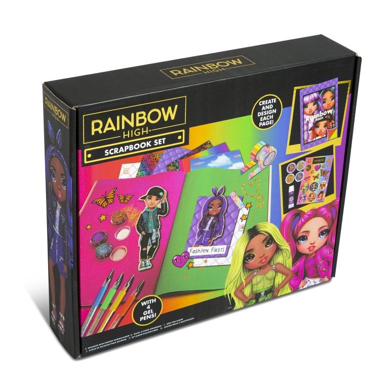 Rainbow High Quality Scrapbook Set - Essential Craft Supplies for Paper Crafting and Scrapbooking