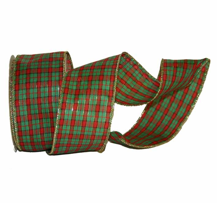 Sorona Tartan Ribbon - Authentic Home Decor and Fashion Craft Ribbon