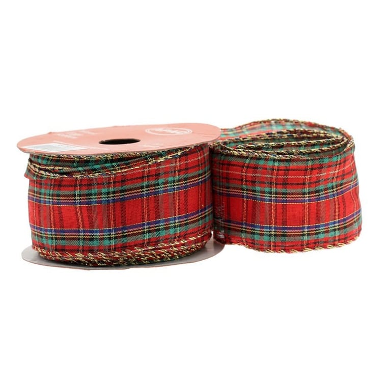 Tartan 50mm Decorative Ribbon - Craft and Home Decor Accent Strip