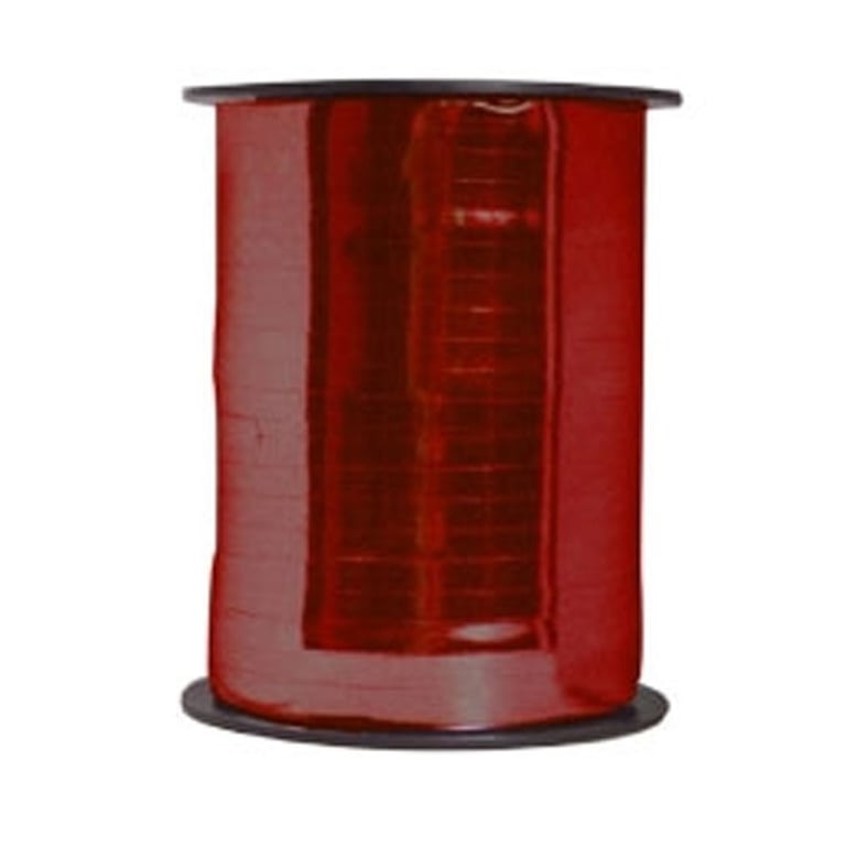 Metallic Red Curling Ribbon - Wedding & Event Decoration Supply for Home Decor