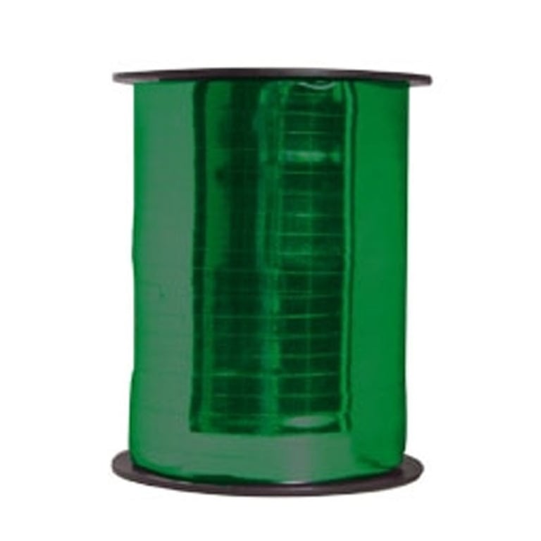 Metallic Green 5mm Curling Ribbon - Decorative Home Decor Ribbon, 250m Length