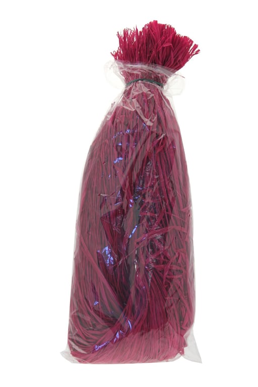 Fuchsia Raffia Handcrafted Woven Home Decor Garden Basket