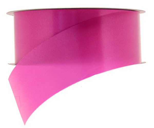 Cerise Poly Tear Ribbon - Decorative Home and Wedding Craft Ribbon for Party Decorations