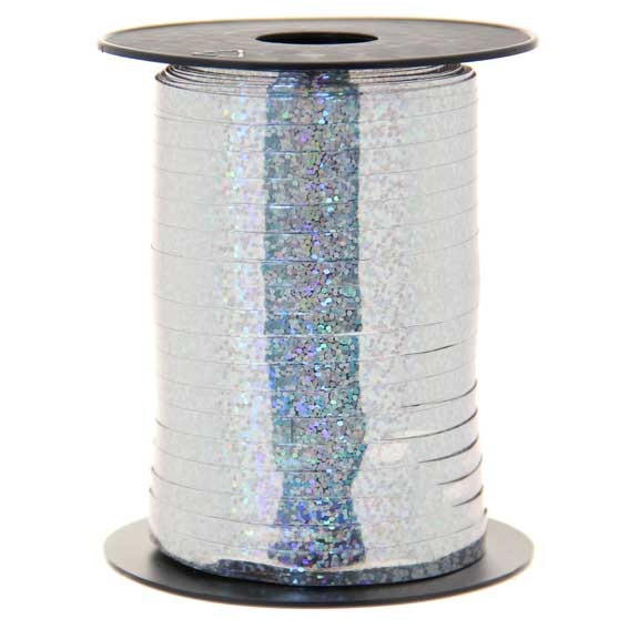Silver Holographic Curling Mirror - Modern Bathroom Decor and Home Wall Art