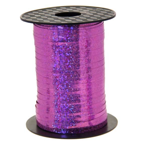 Baby Pink Holographic Curling Ribbon - Shimmering Party and Home Decor Accent