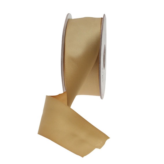35mm Gold Satin Ribbon - Luxury Wedding Decoration & Home Decor Accents