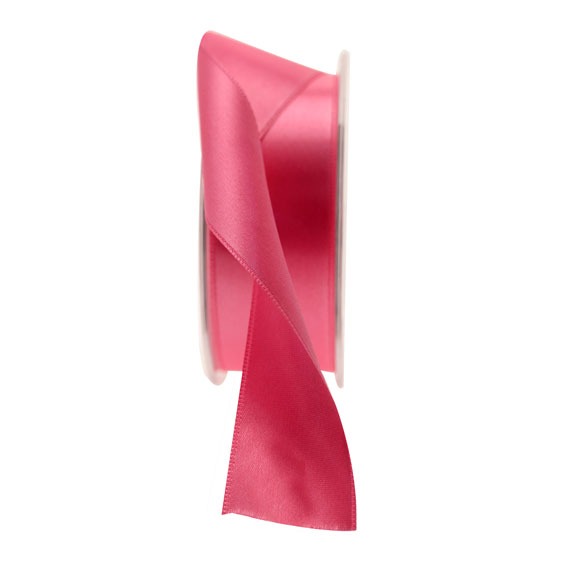 35mm Pink Satin Ribbon - Perfect for Crafting, Home Decor, and Wedding Decorations