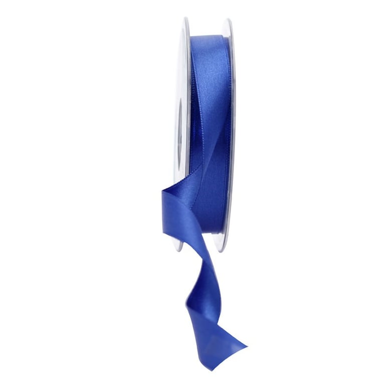 Royal Blue 15mm Satin Ribbon - Ideal for Home Decor, Fashion, and Wedding Decoration