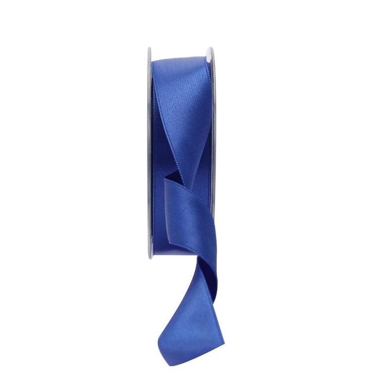 Royal Blue Satin Ribbon - 25mm Wide, Perfect for Home Decor, Fashion, and Wedding Decoration