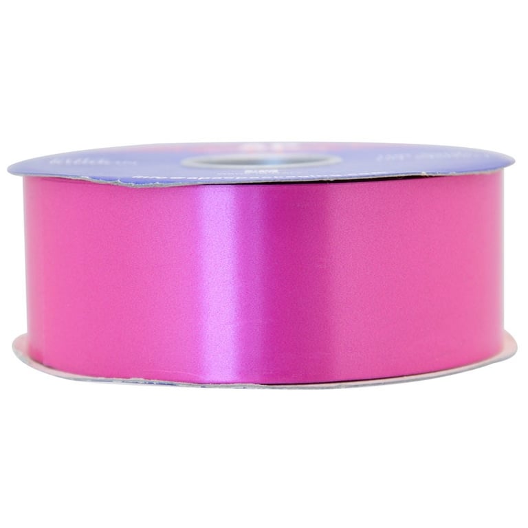 Cerise Polypropylene Ribbon - Versatile Home Decor and Craft Supply