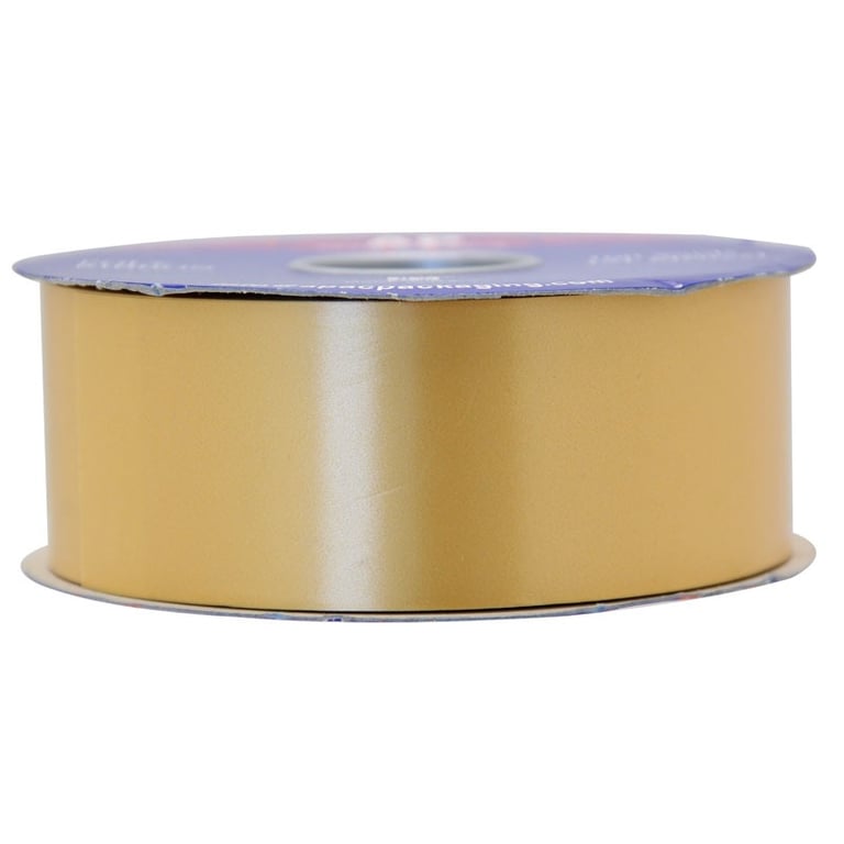 Gold Polypropylene Ribbon - Durable Craft and Decorative Tape for Home and Wedding Use