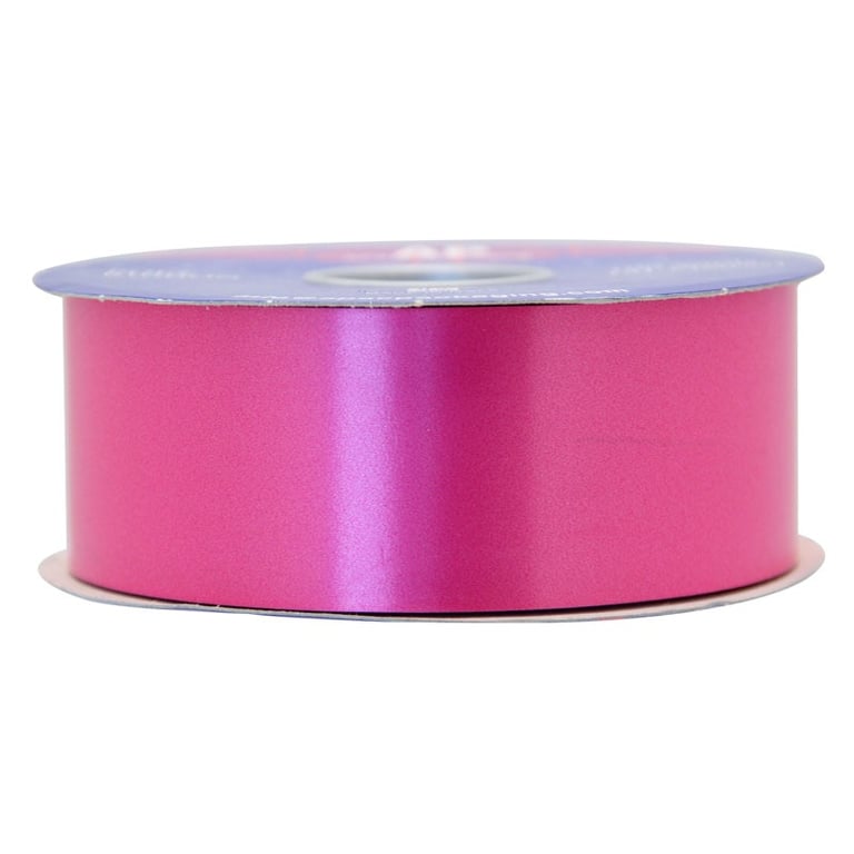 Magenta Polypropylene Ribbon - Decorative and Durable Craft Ribbon for Gift Wrapping and Home Decor