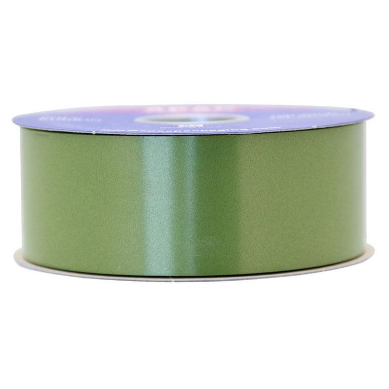 Moss Green Polypropylene Ribbon - Durable and Versatile Home Decor Craft Ribbon