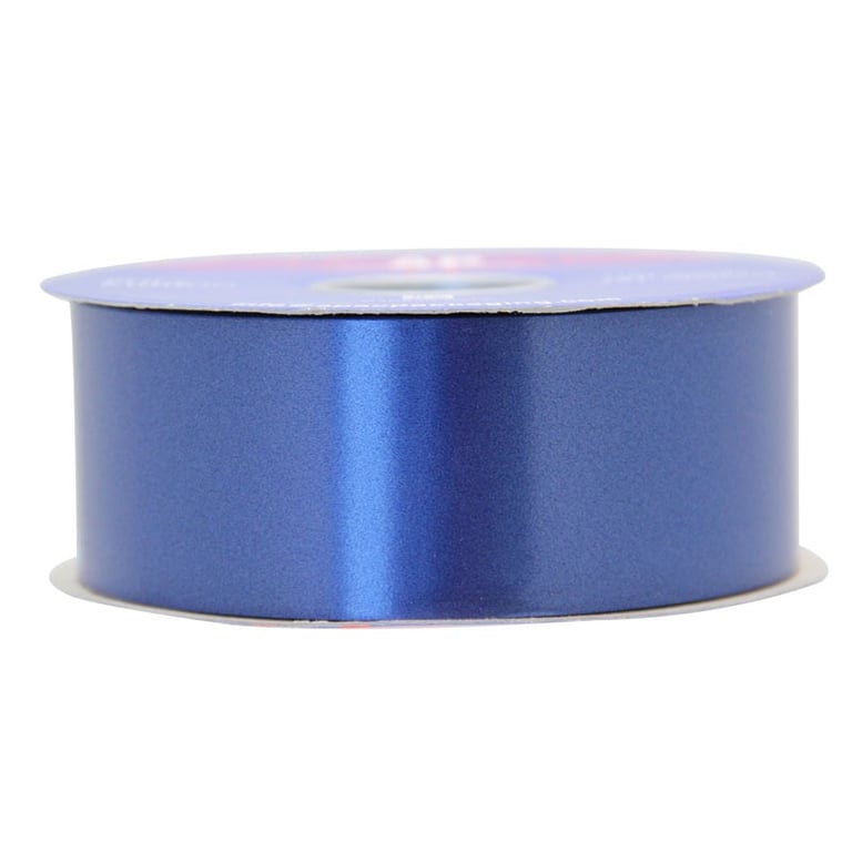 Navy Blue Polypropylene Ribbon - Durable Home Decor and Craft Ribbon for Gift Wrapping and Wedding Decorations