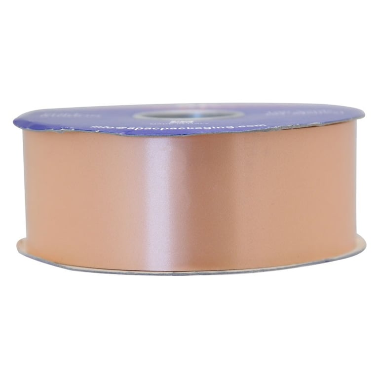 Peach Polypropylene Ribbon - Durable, Water Resistant Home Decor and Craft Supply Ribbon