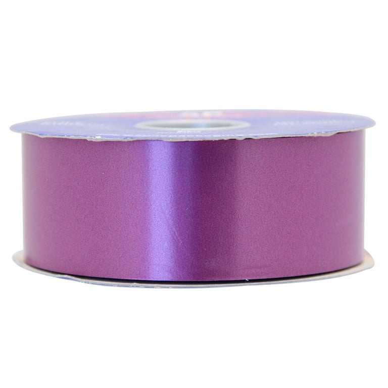 Plum Polypropylene Ribbon - Decorative Floral Craft Home Decor Ribbon