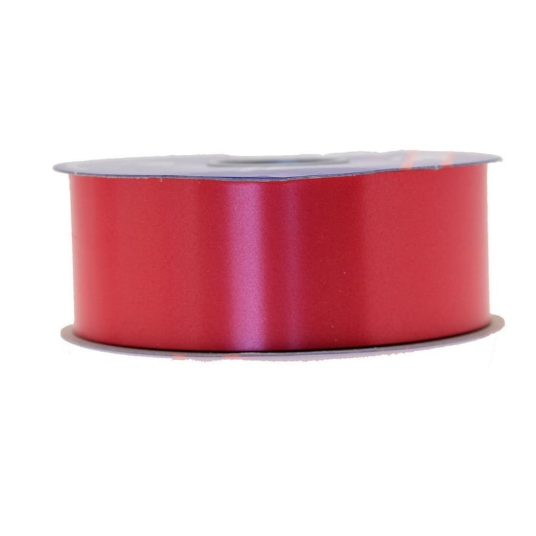 Red Polypropylene Ribbon - Durable Home Decor and Gift Wrapping Ribbon
