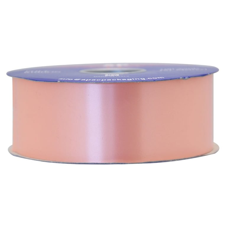 Salmon Polypropylene Ribbon - Decorative Home Decor Ribbon for Crafts and Gift Wrapping