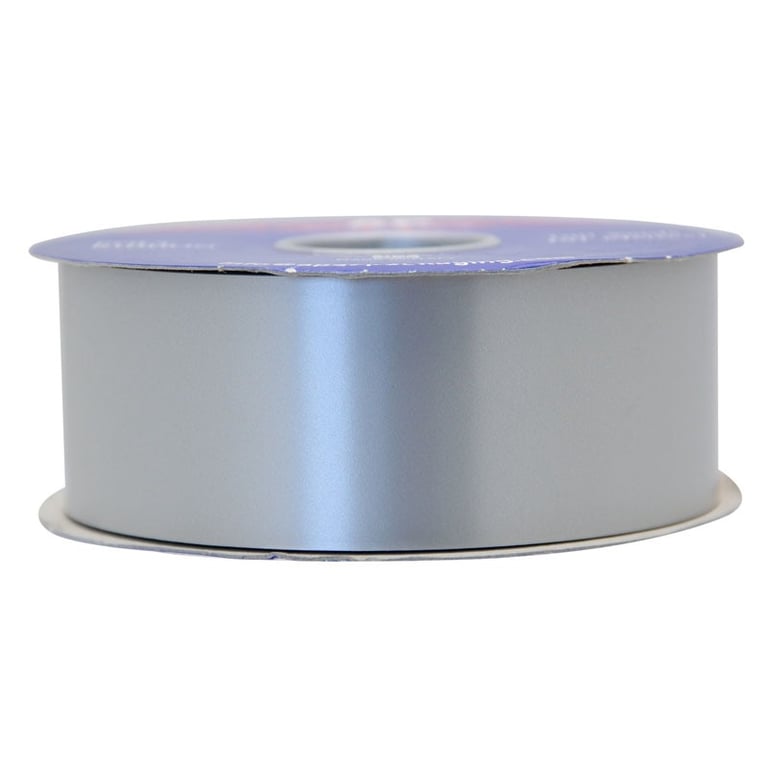 Silver Polypropylene Ribbon - High-Quality Craft and Gift Wrapping Ribbon with Jewelry Packaging Potential