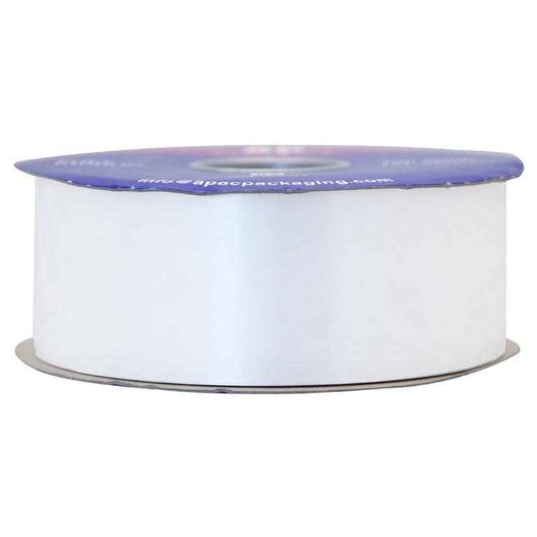 White Polypropylene Ribbon - Home Decor and Crafting Supply