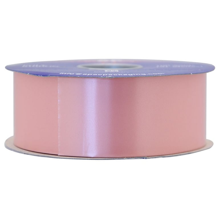 Soft Pink Polypropylene Ribbon - Home Decor Gift Wrapping Crafting Ribbon