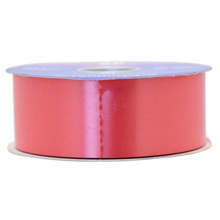 Brick Red Polypropylene Ribbon - Durable Home Decor Craft Gift Wrapping Ribbon