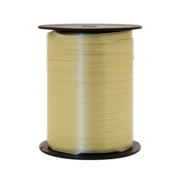 Light Yellow Curling Ribbon - Decorative Home Decor Ribbon for Crafting and Gift Wrapping