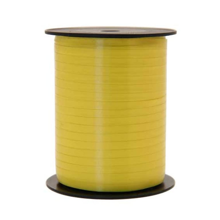 Daffodil Curling Ribbon - Floral Decorative Ribbon for Home and Wedding Bouquets