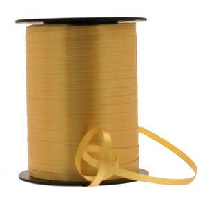 Gold Curling Ribbon - Elegant Home Decor and Wedding Craft Supply