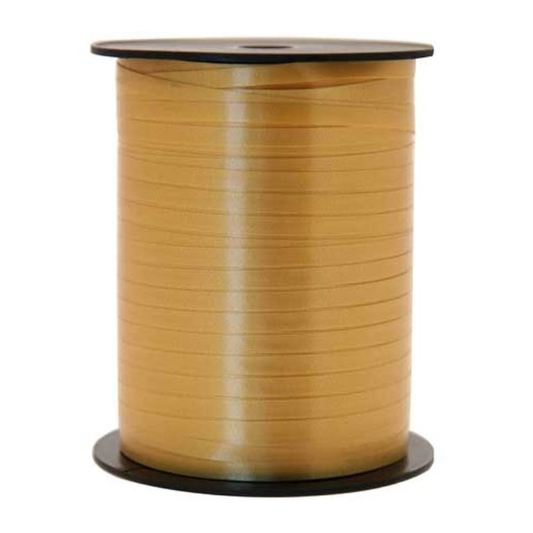 Gold Curling Ribbon - Elegant Home Decor and Wedding Craft Supply