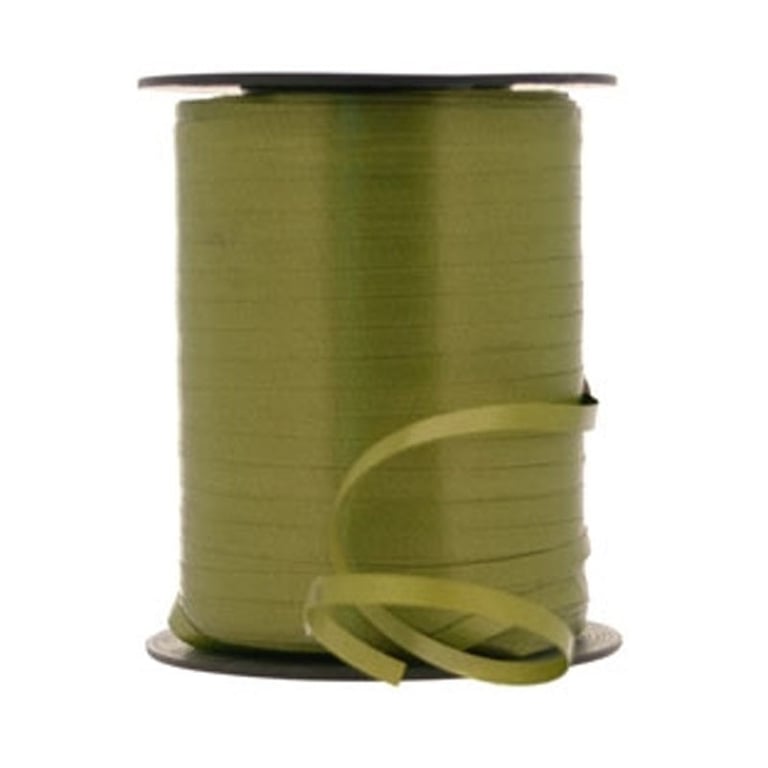 Moss Green Curling Ribbon - Decorative Wreath Making Supply