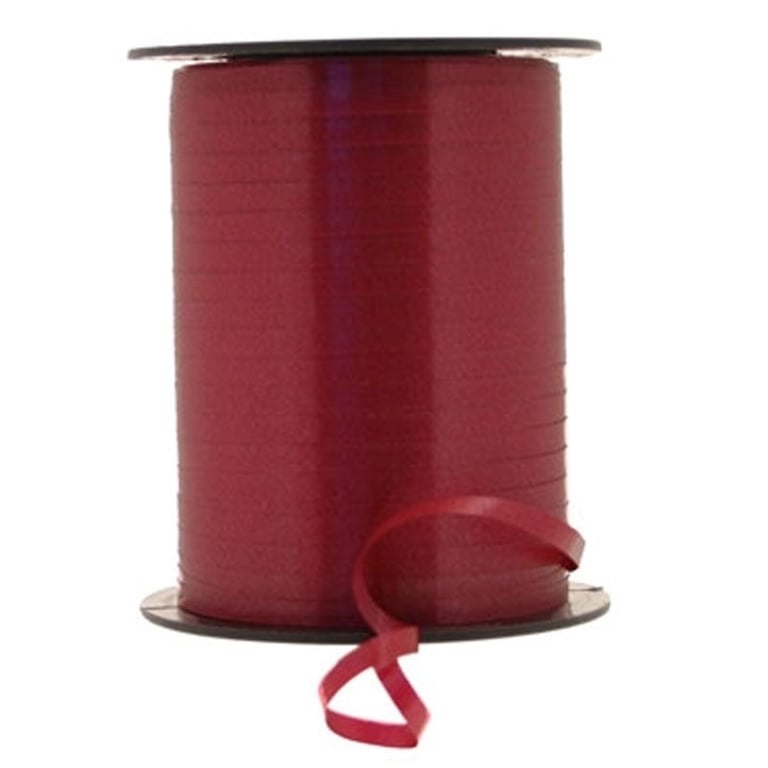 Burgundy Curling Ribbon - Beautiful Wedding and Home Decor Craft Supply